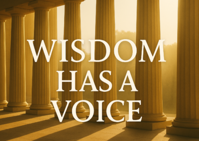 When Wisdom Has a Voice